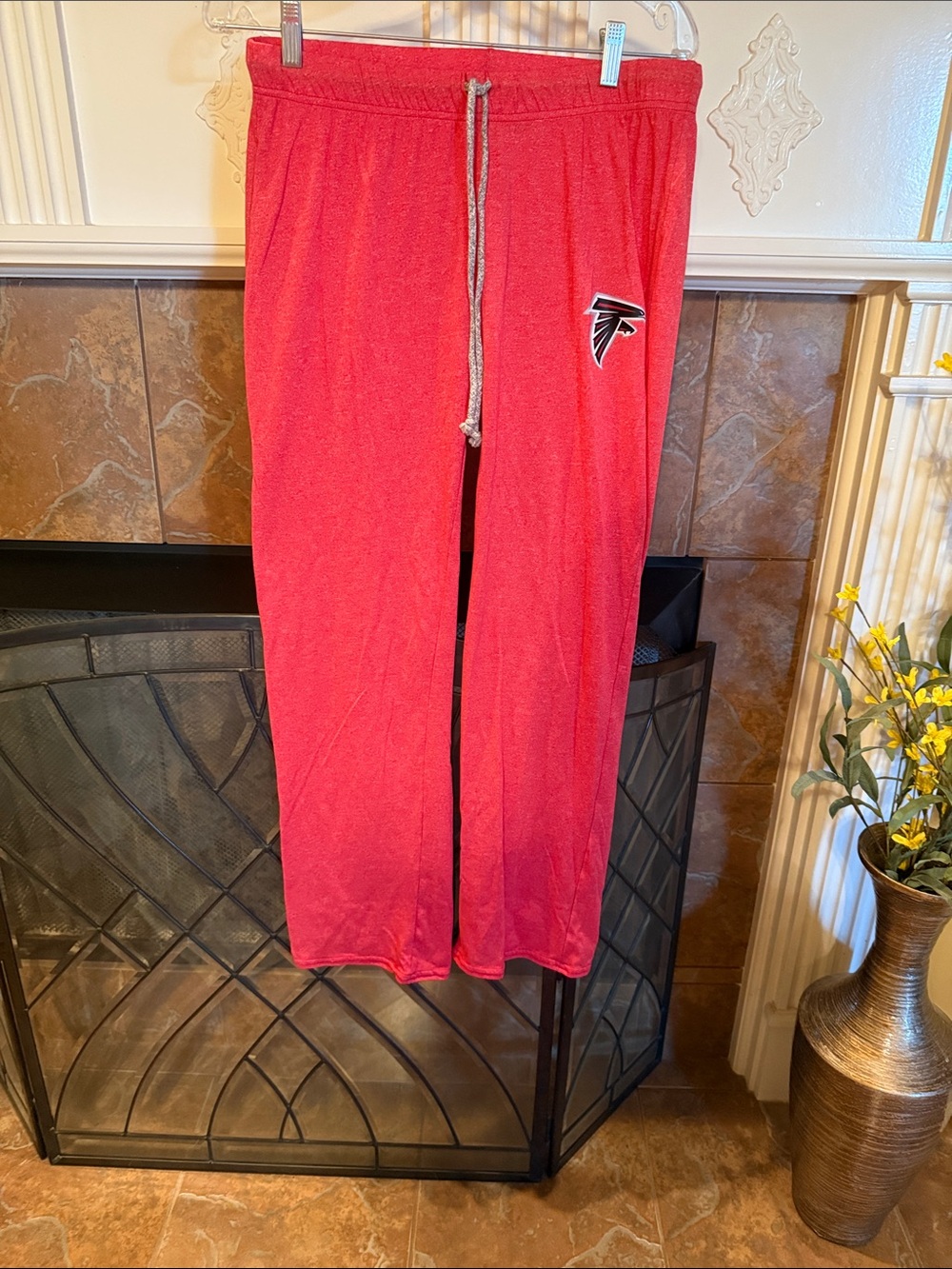 NFL Red Atlanta Falcons Lounge Pants with Drawstring